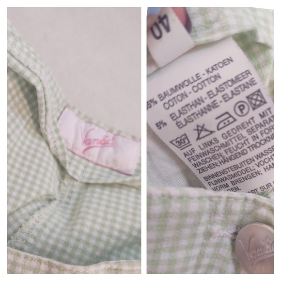 Vanilla Gingham Pants - Picture 3 of 4